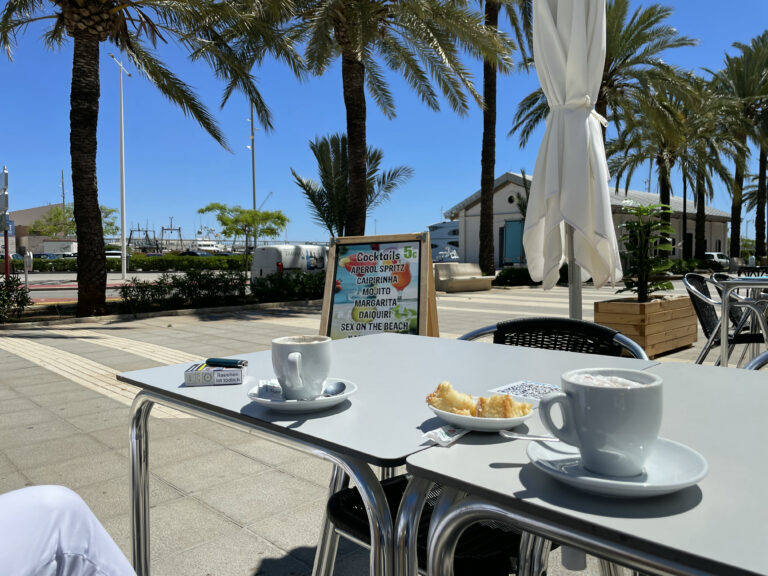 Denia City am Hafen